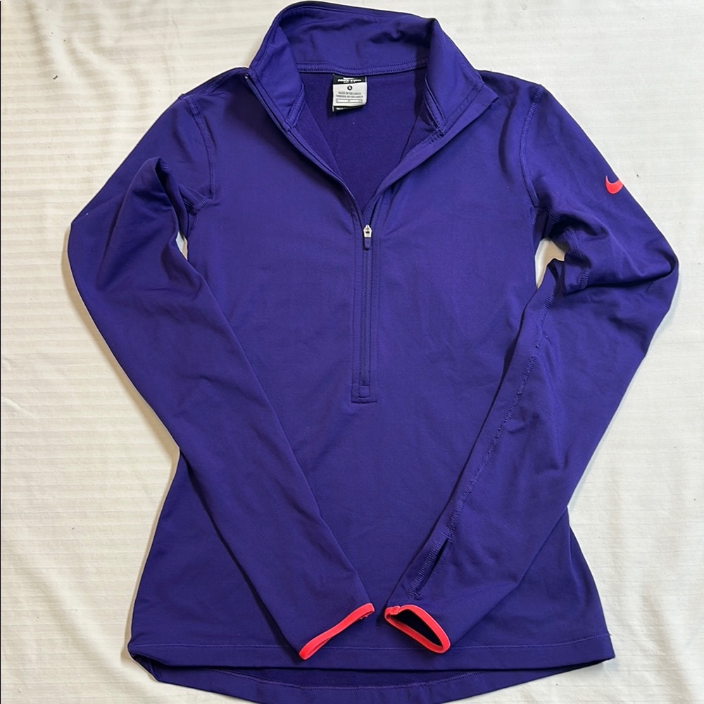 Nike Purple Quarter-Zip Pullover